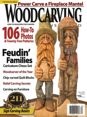 cover image of Woodcarving Illustrated Issue 44 Fall 2008